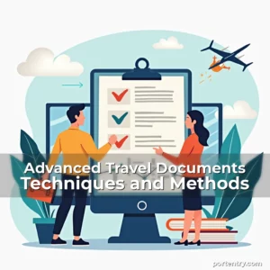 Artistic representation for Advanced Travel Documents Techniques and Methods