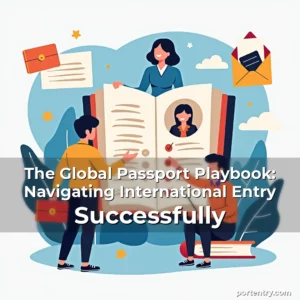 Artistic representation for The Global Passport Playbook: Navigating International Entry Successfully
