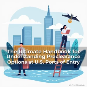 Artistic representation for The Ultimate Handbook for Understanding Preclearance Options at U.S. Ports of Entry