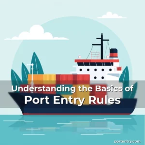 Artistic representation for Understanding the Basics of Port Entry Rules