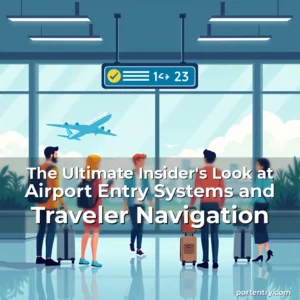Artistic representation for The Ultimate Insider's Look at Airport Entry Systems and Traveler Navigation